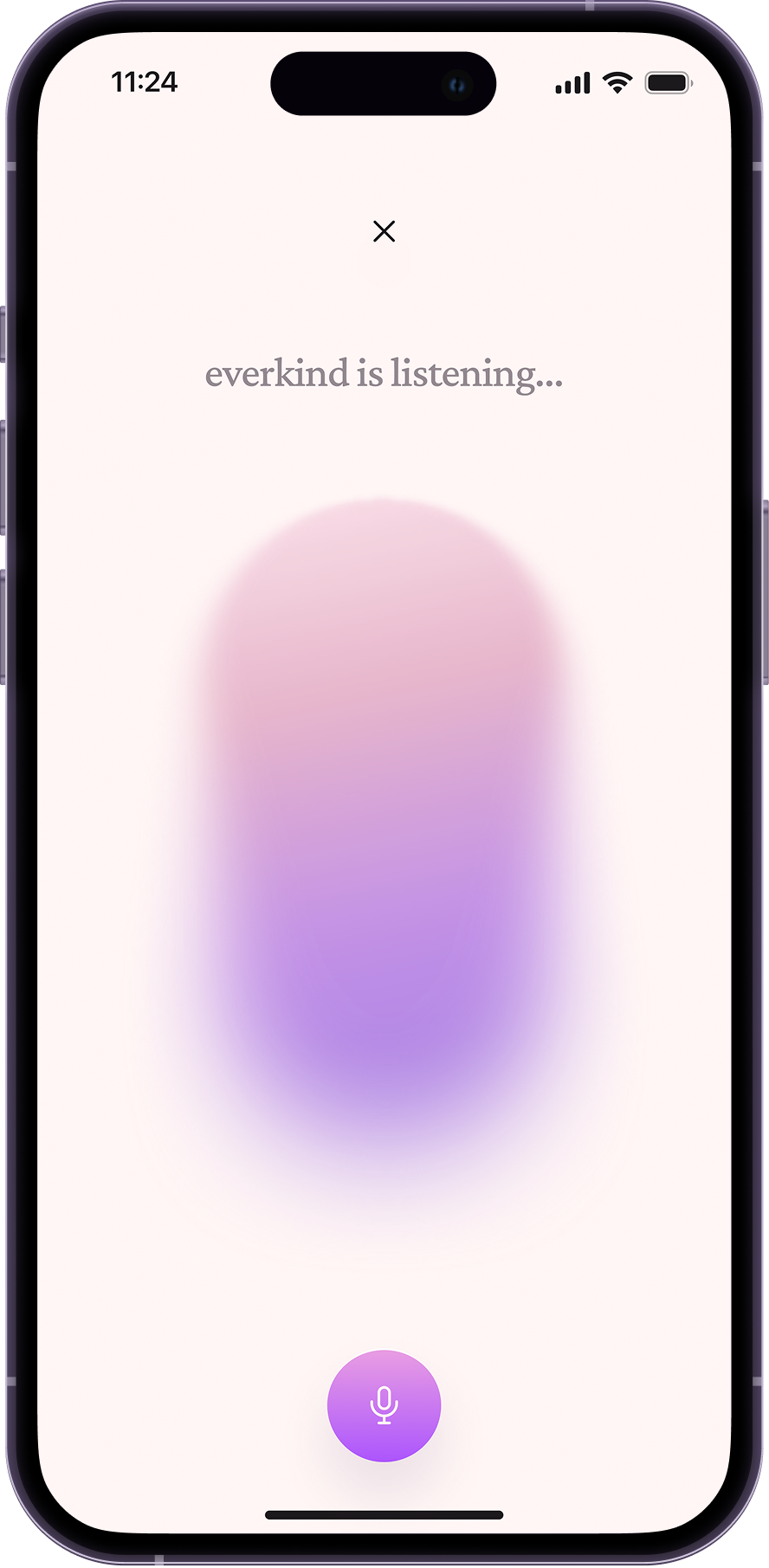 everkind Voice Mode app preview